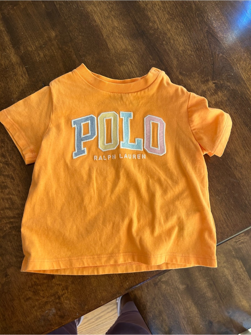 Polo by Ralph Lauren Bright Orange Kids Graphic Tee